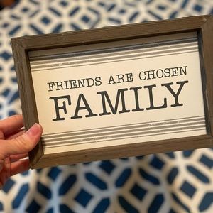 Collins “family” wooden sign 🖤🖤